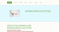 Desktop Screenshot of heilpraxis-silkepeters.de